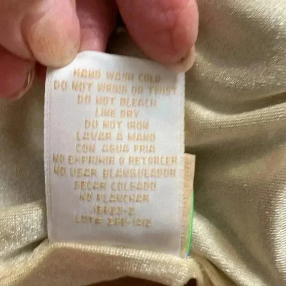 Le Cove One Piece swim suit w Attached Skirt,  blue/black/silver Size 20W - Picture 9 of 12